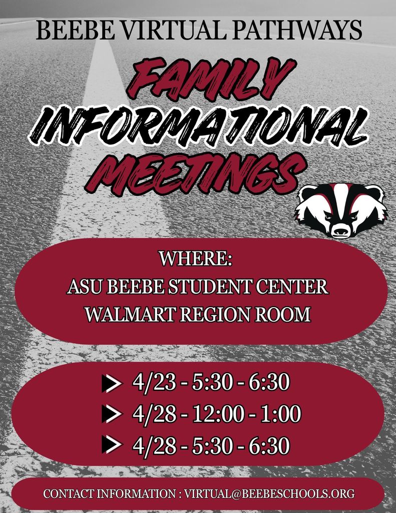 Virtual pathways information meeting flyer