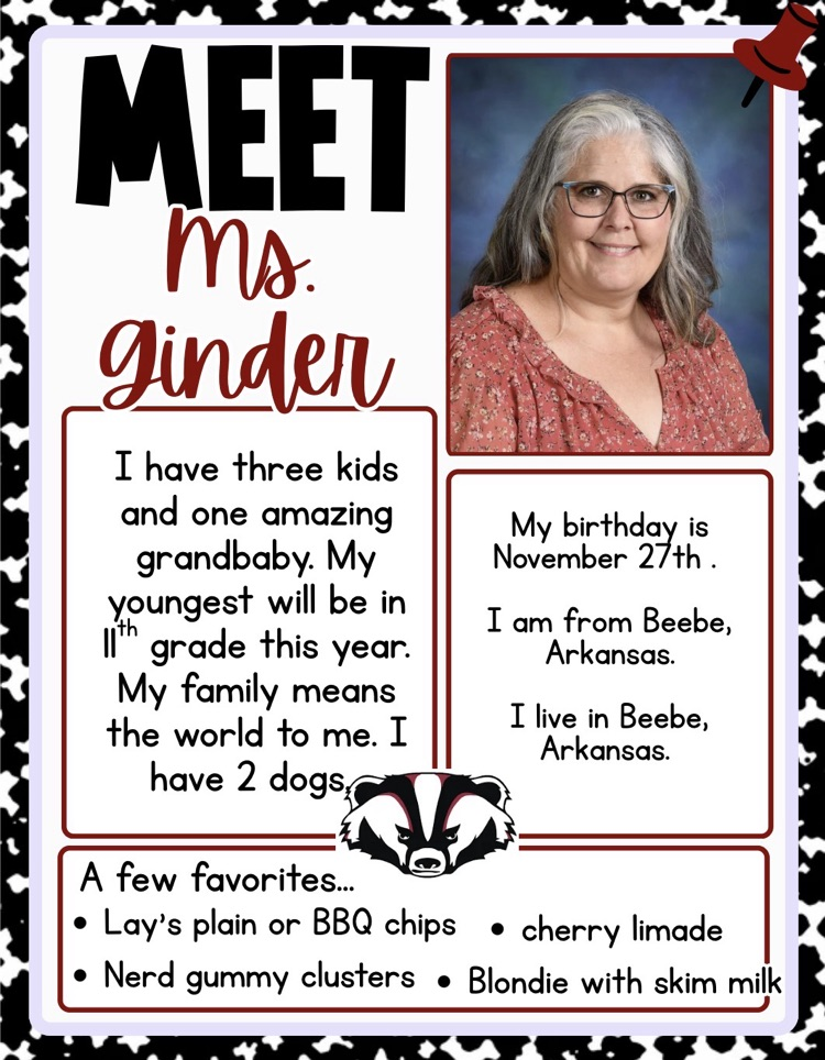 Ms. Ginder teacher spot light