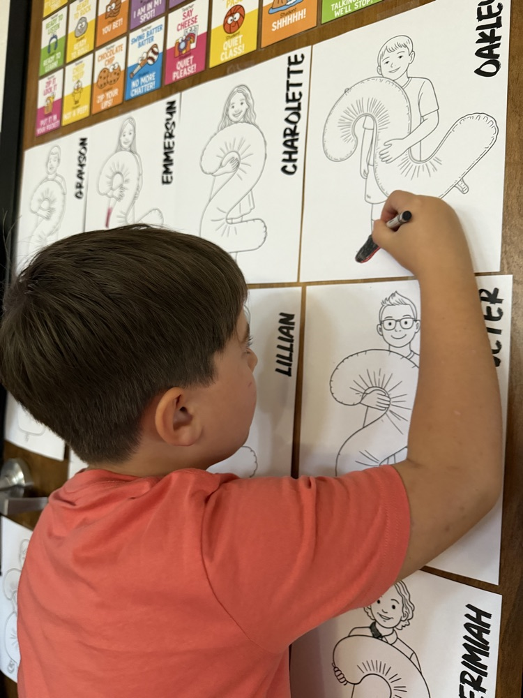 student working