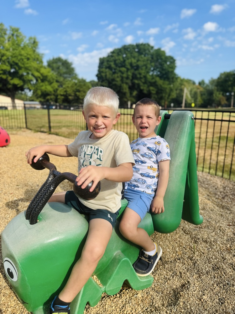 kids playing outside