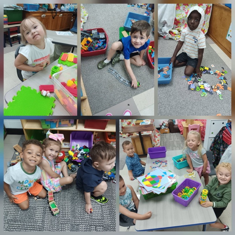 kids playing in center