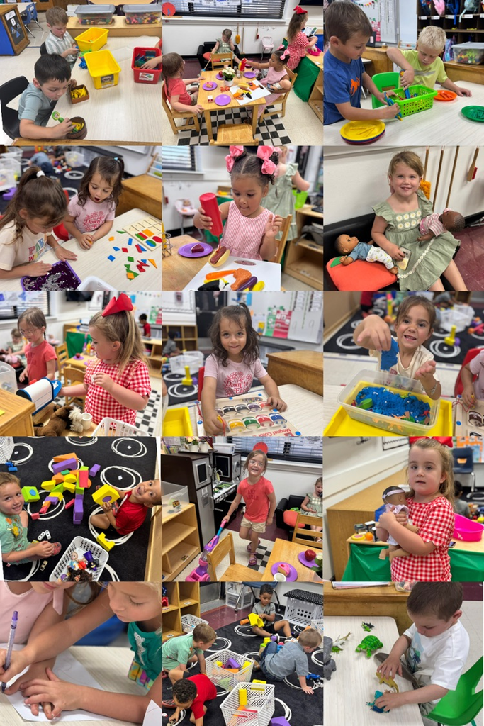 kids playing in centers