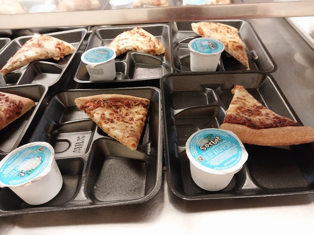 Pizza Hut Day in the BMS Cafeteria