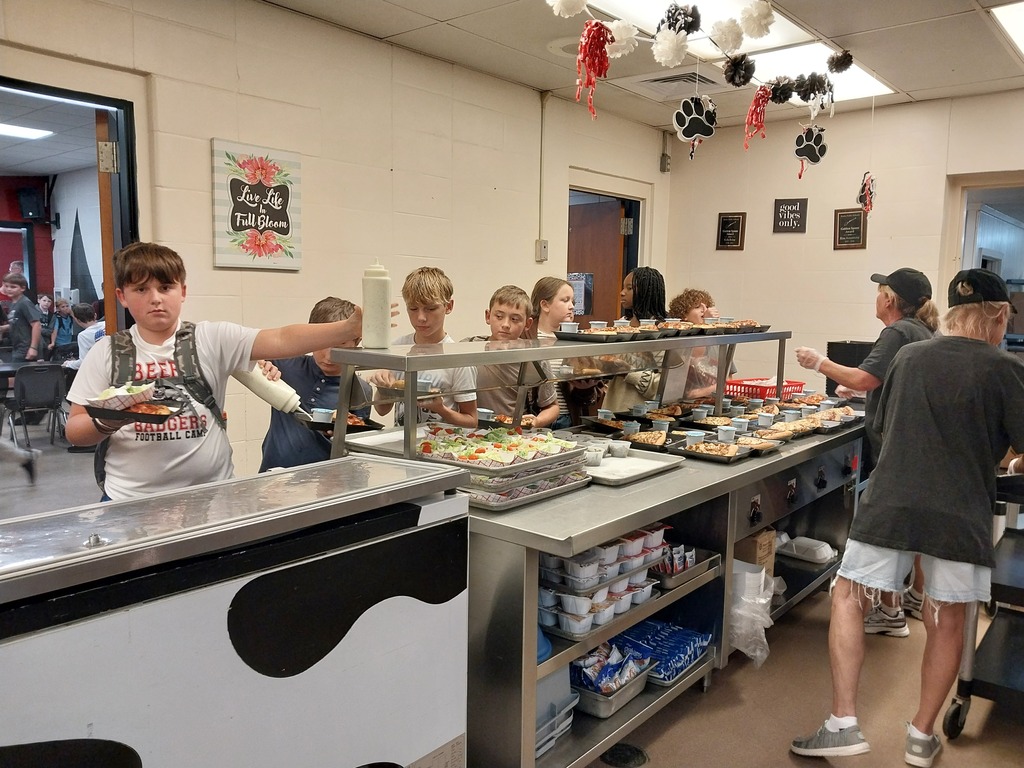 Pizza Hut Day in the BMS Cafeteria