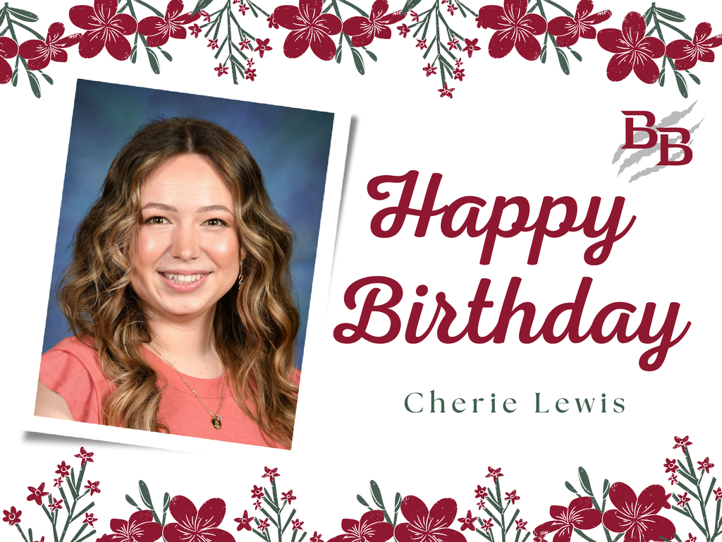 Happy Birthday to Cherie Lewis!