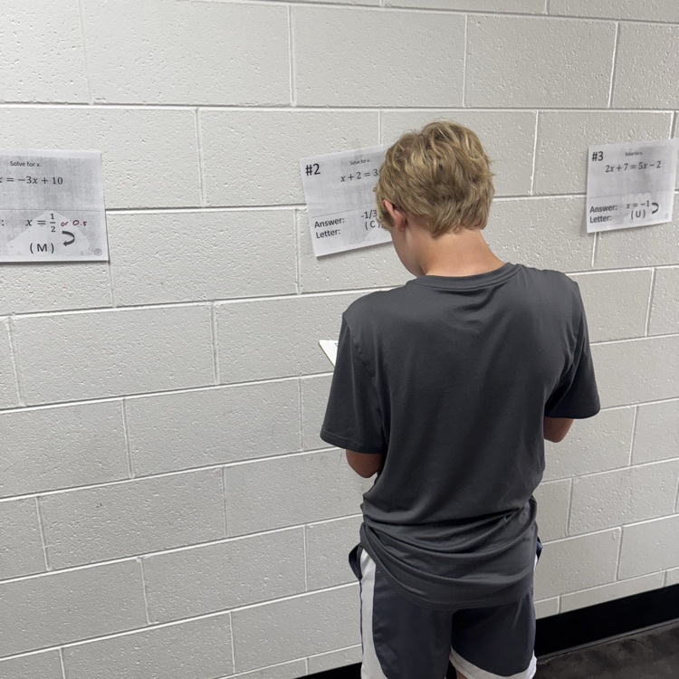 8th grade math scavenger math