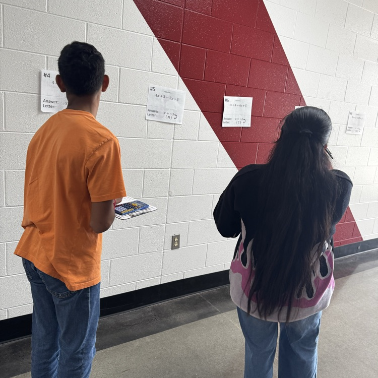 8th grade math scavenger math