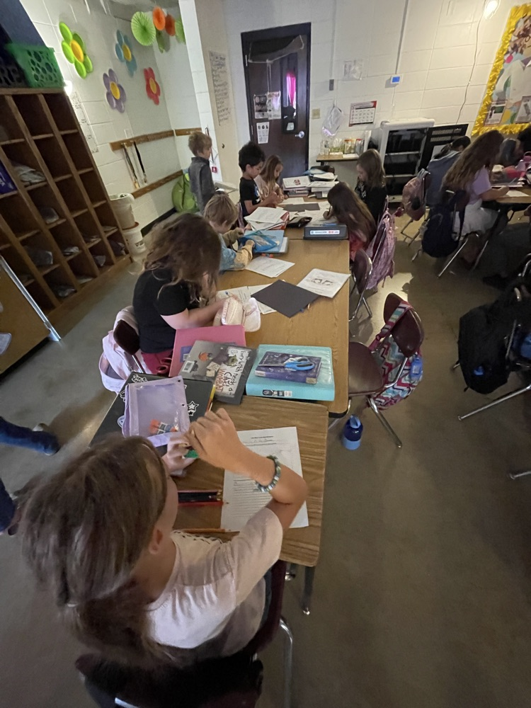 Students learning
