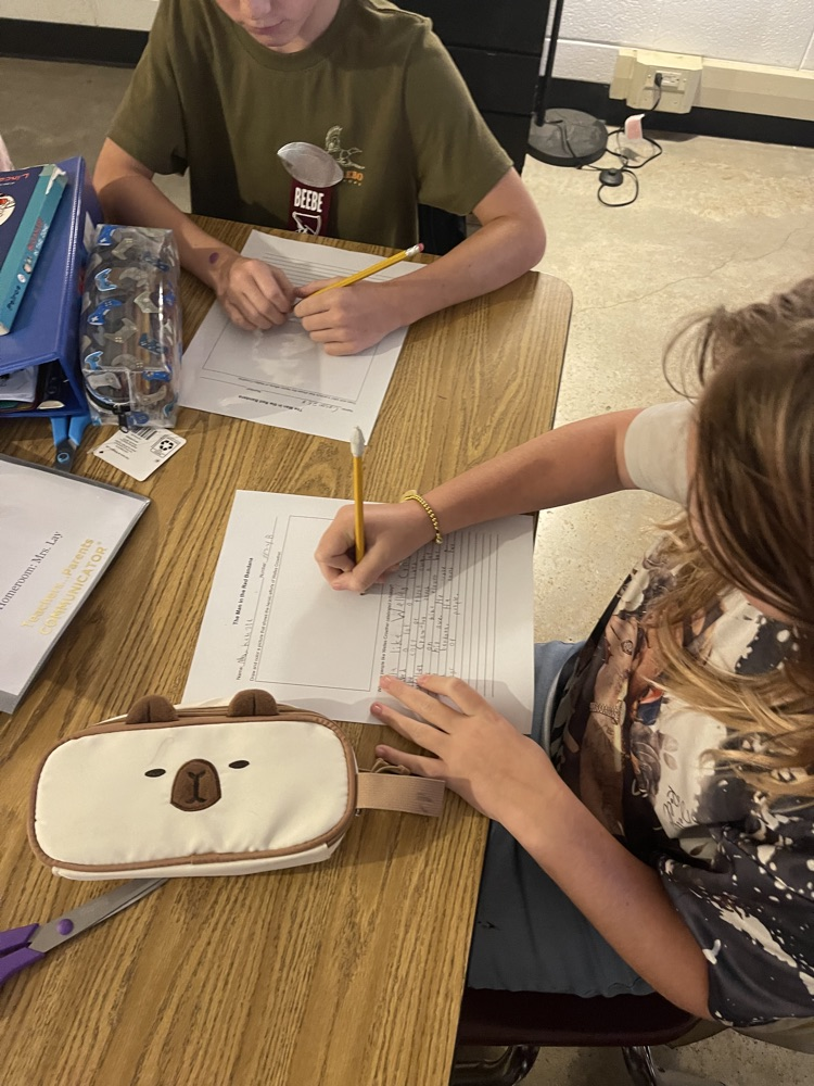 Students learning