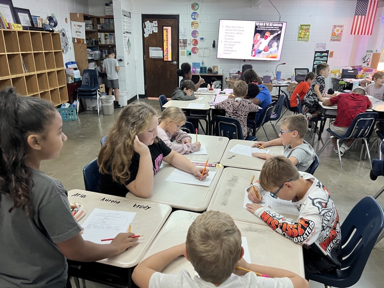 Students learning
