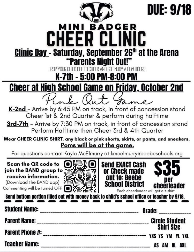 cheer form