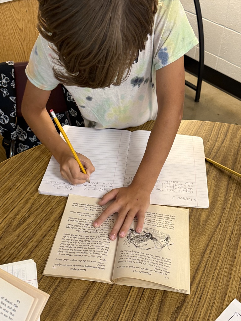 Students working