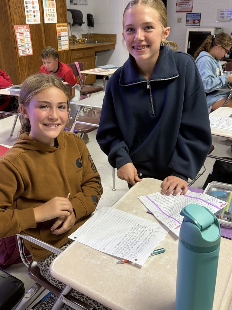 Students in Ms. Jenkins’ class have been working on their informative essay rough drafts about the Great Depression. Today they worked on peer editing each other’s work!