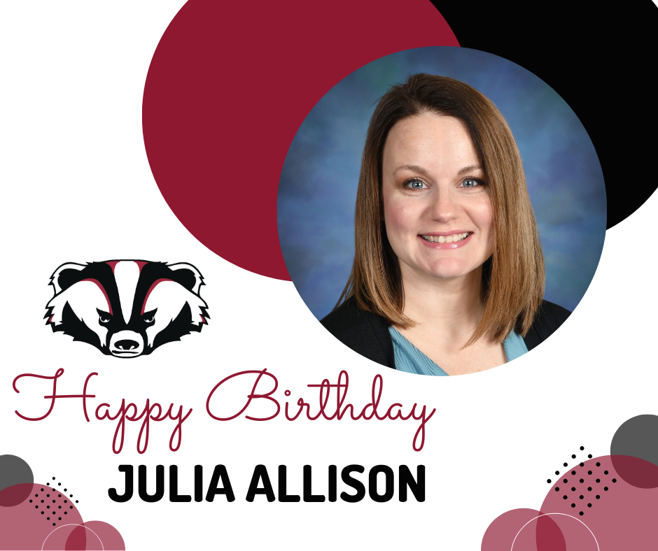 Happy Birthday to  art teacher, Julia Allison!