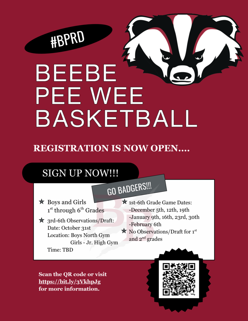 Beebe Pee Wee Basketball