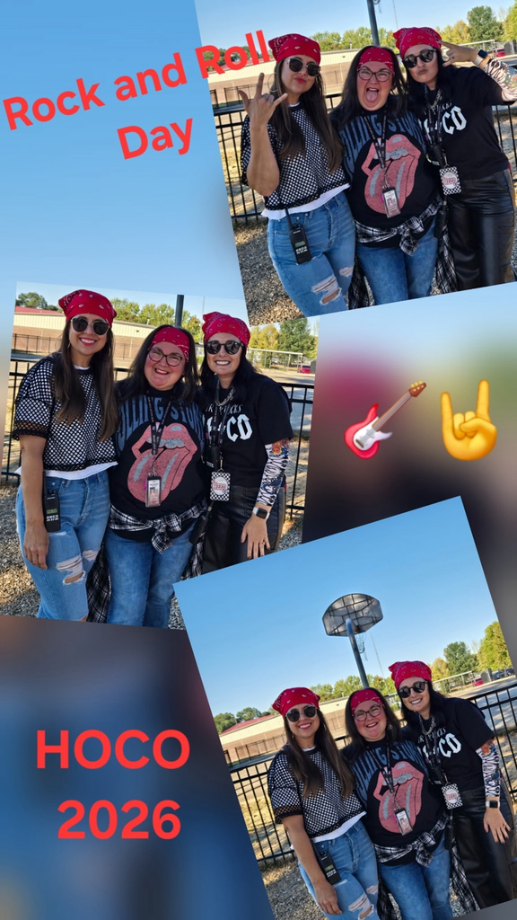 students dressed up in rock and roll 