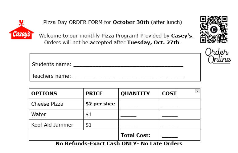 Pizza Order