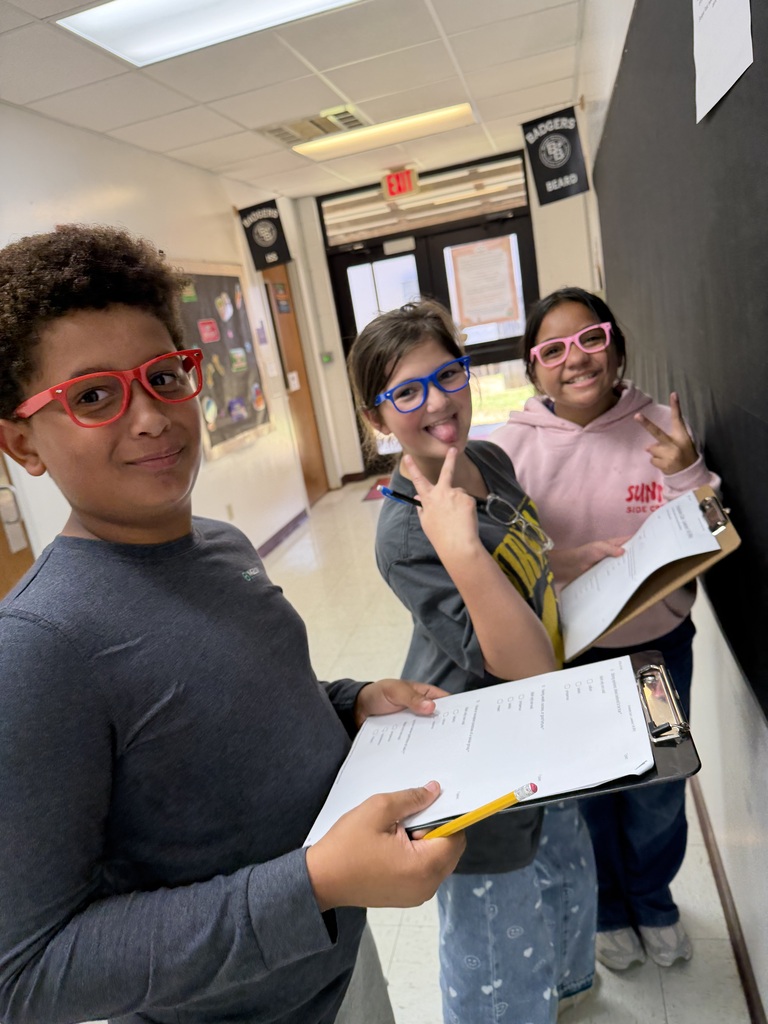 Today my class did a vocabulary quiz, but they had to walk around with an eye spy glasses and find the clues … within the classroom and in the hallway to make the connection of the answer.