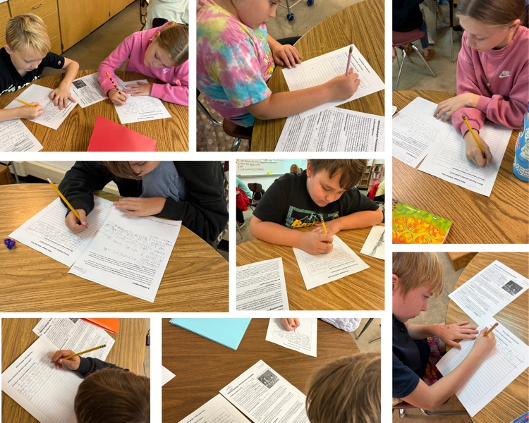 students working
