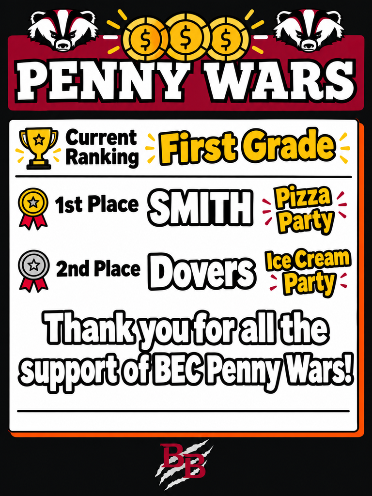 Penny Wars 1st Grade
