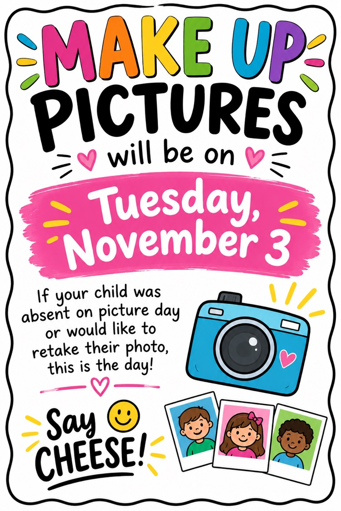 flyer for picture make up day