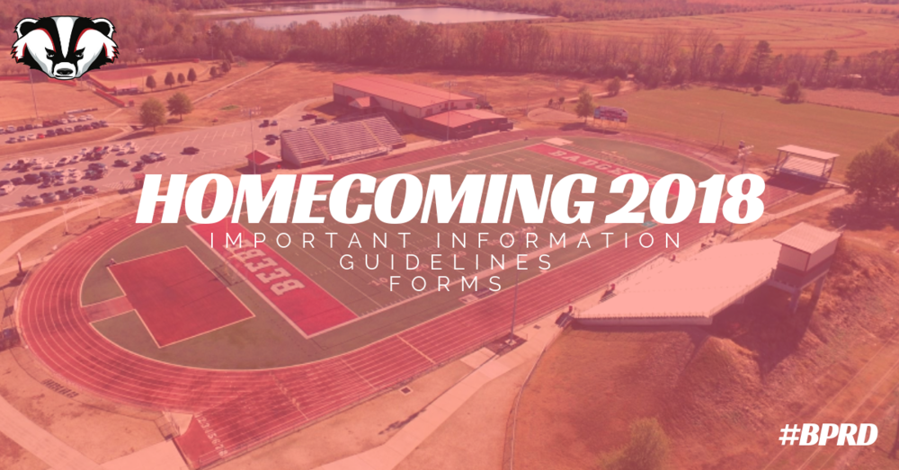Homecoming 2018 Important Information