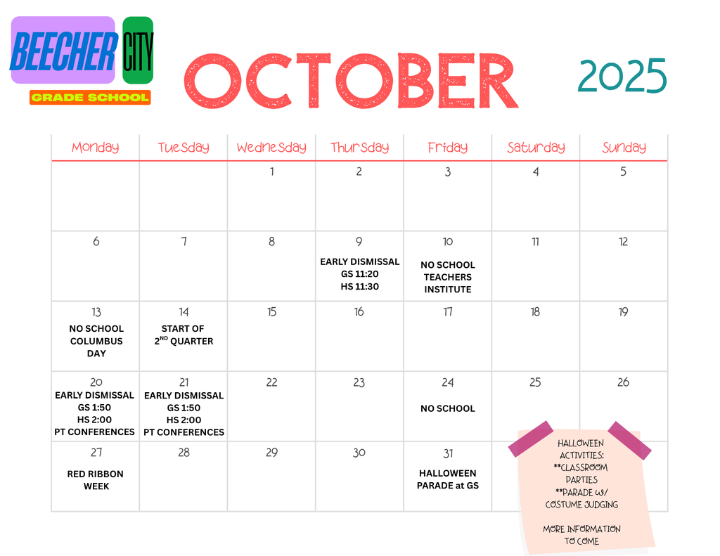 October is a busy month!