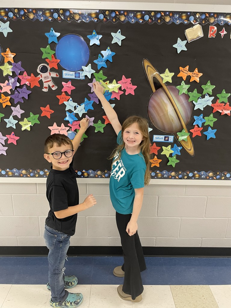 Mrs. Lorton's and Mrs. Summer's  first graders are on a reading roll!  Both classes have been diving into books and racking up those AR points way to go, readers!