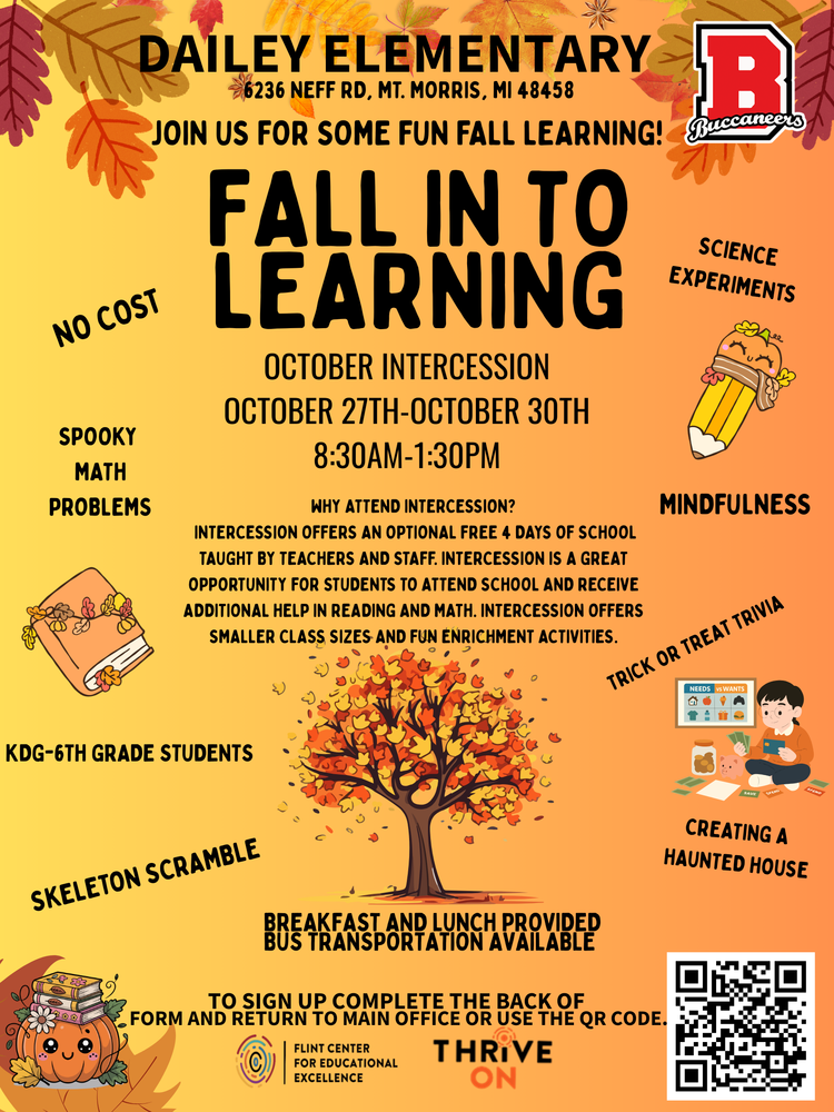 🎃🍂 Fall Into Learning at Beecher High School! 🍂🎃 October 27–30 | Credit Recovery & Community Collaboration Beecher High School is opening its doors for a special Fall Intersession designed to help students catch up, move ahead, and connect with the community! ✅ Credit Recovery: Students can earn back credits and strengthen skills in core subjects. 🤝 Community Collaboration: Local partners will join us for hands-on learning, mentorship, and real-world connections. 🎨 STEAM Activities: Dive into creative projects that blend science, tech, art, and teamwork. 🍁 Fall Fun: Seasonal themes, snacks, and surprises to keep the energy high and the learning exciting! Whether you're a student looking to boost your grades, a parent wanting to stay involved, or a community member ready to support our youth—this is your moment to fall into learning! 📍 Location: Beecher High School 🕒 Dates: October 27–30 📣 Spread the word and let’s make this intersession unforgettable!