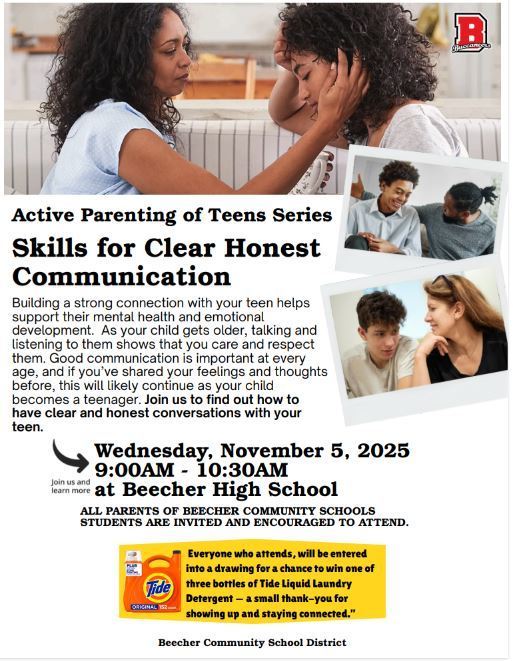 Clear Honest Conversation - Parent Flyer 11-5-25