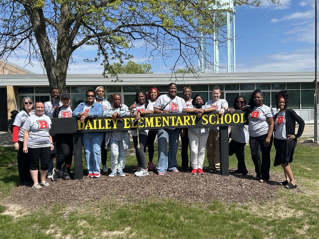 Dailey Elementary staff standing together as one