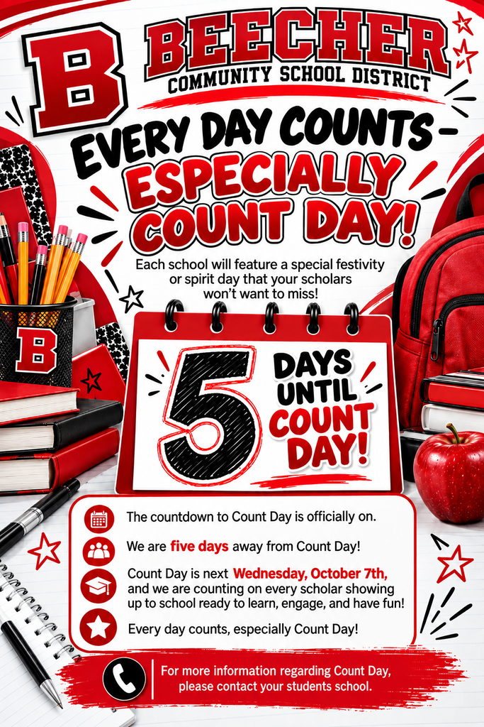 5 Days until Count Day