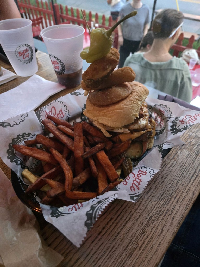 The Titan sandwich as seen on Dinner, Drive-in and Dives