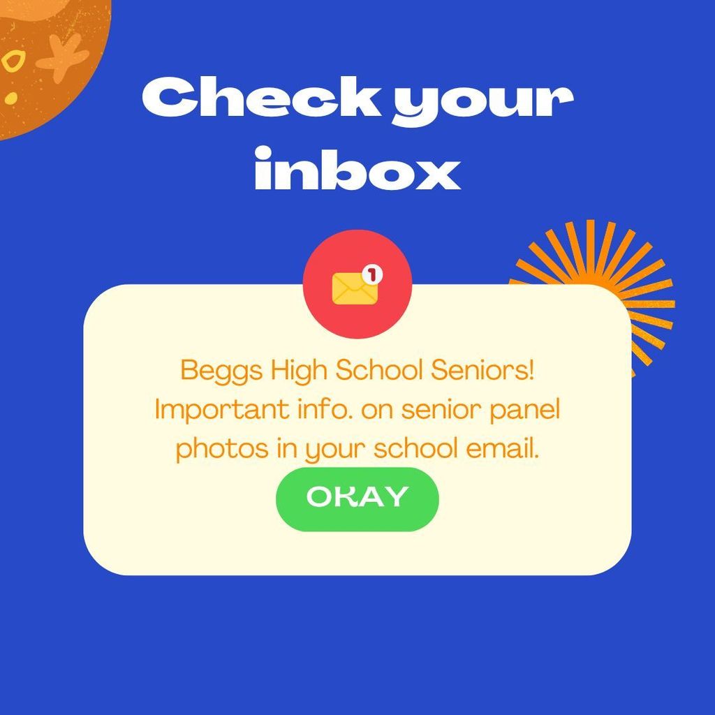 Seniors check your emails
