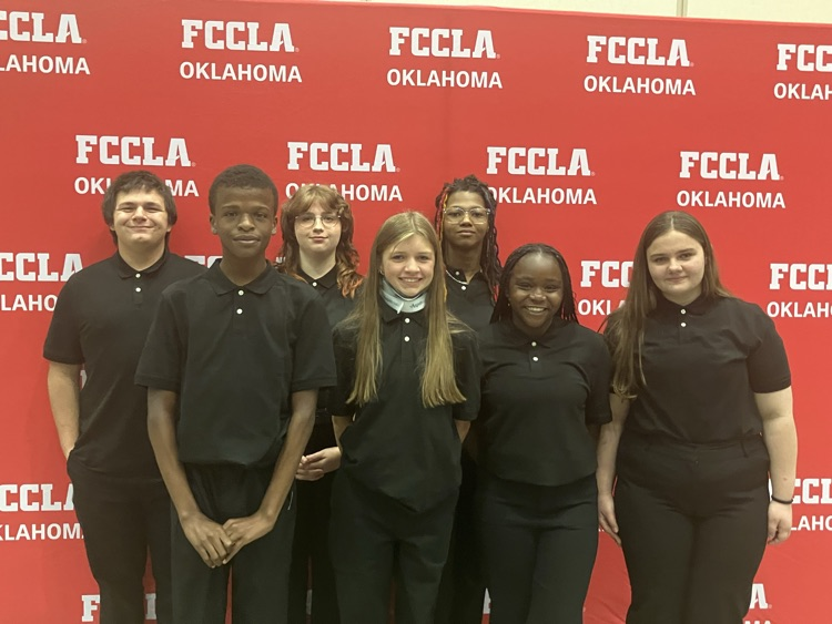 FCCLA Officers at Regional LEAD Conference in Glenpool 