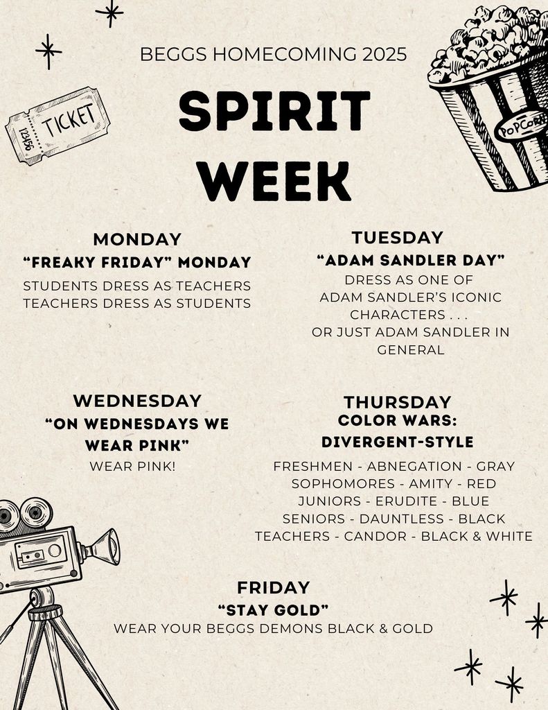 Homecoming Spirit Week @ BHS 