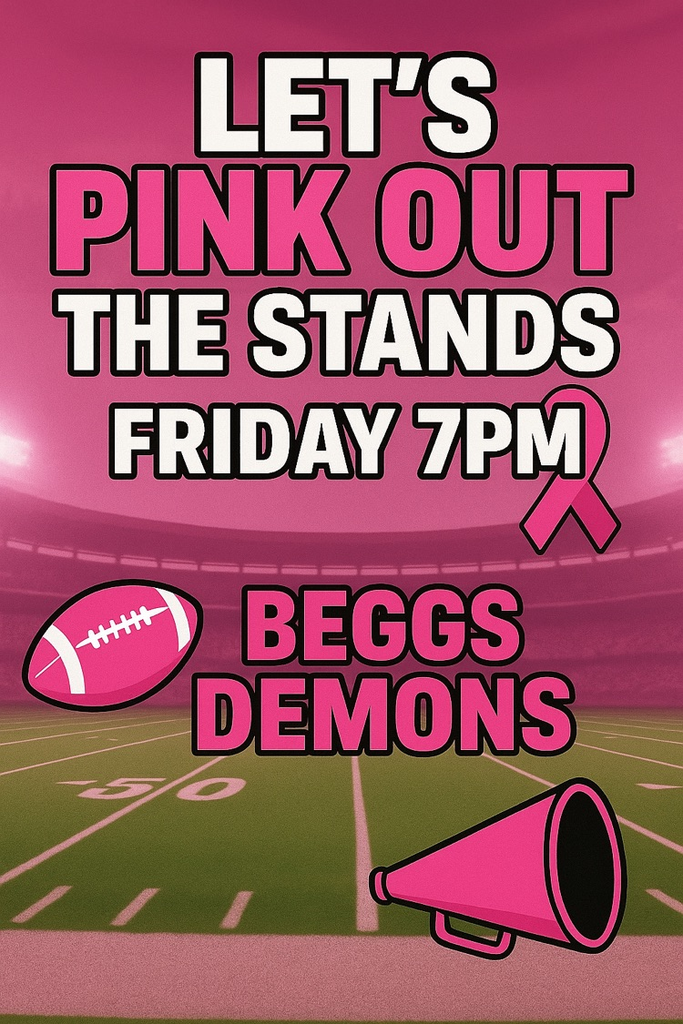 pink out Friday night 