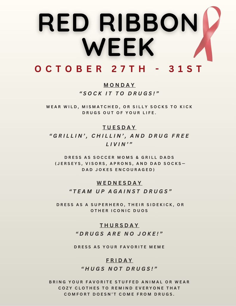 High School Red Ribbon Week