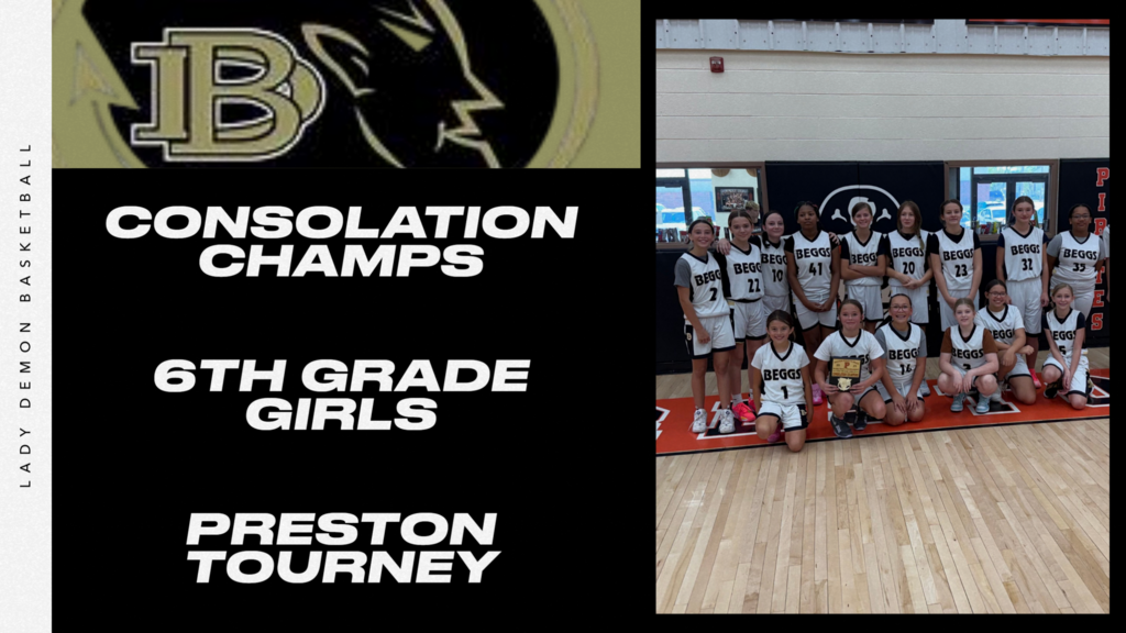 BMS 6th Grade Girls Consolation Champs