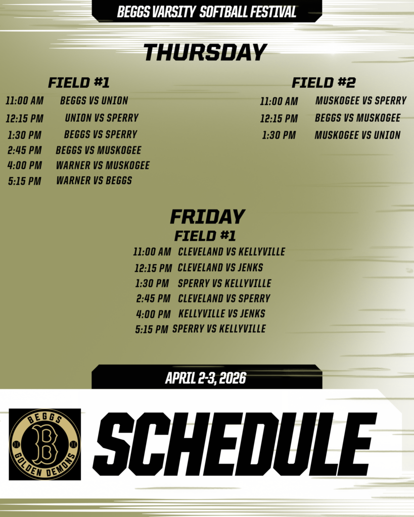 REVISED SOFTBALL SCHEDULE