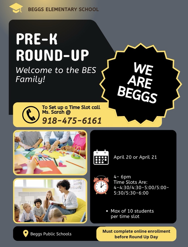 pre - k round up info