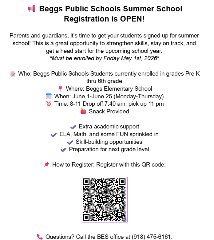 summer school registration