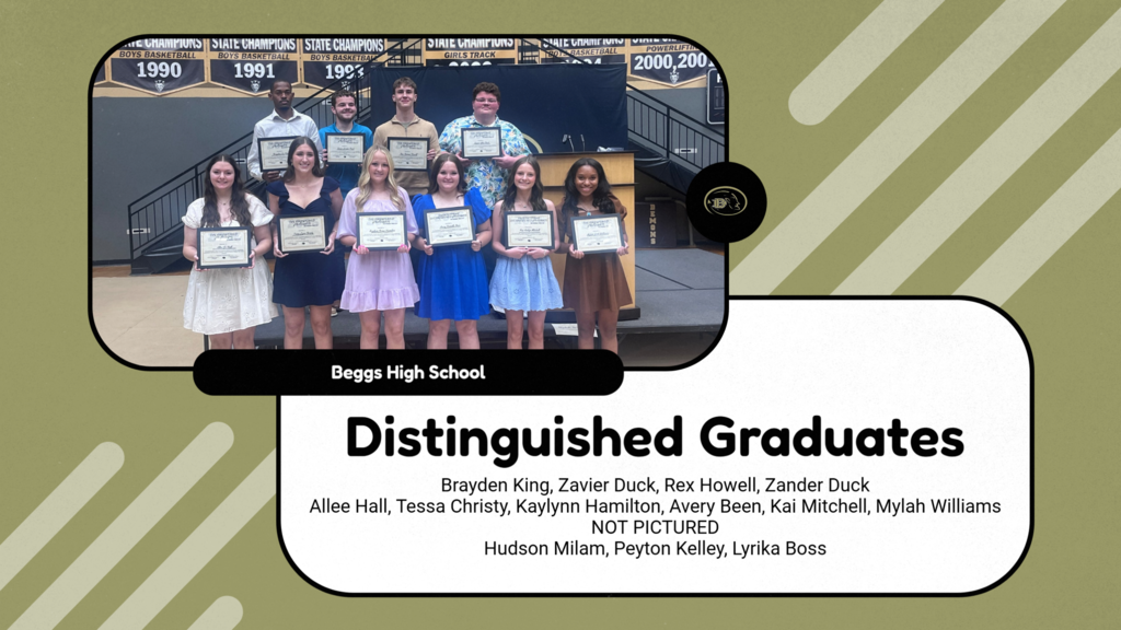 2026 Distinguished Graduates