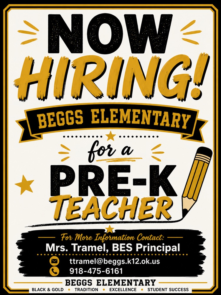 BES seeking prek teacher  