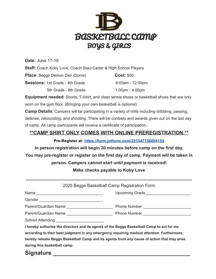 camp info