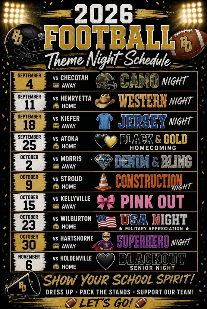 football theme nights 