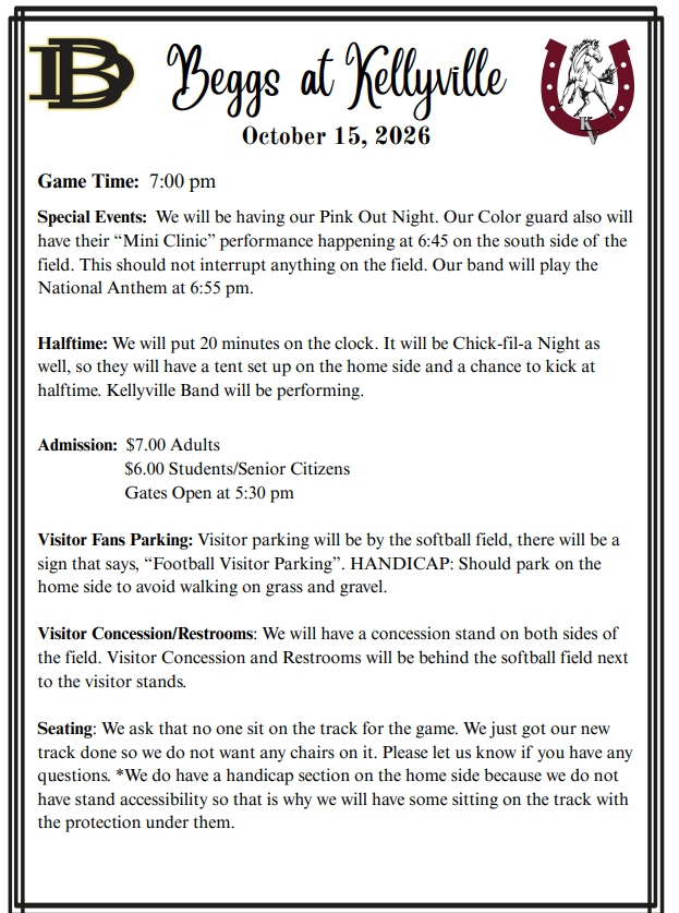 Kellyville Gameday 2