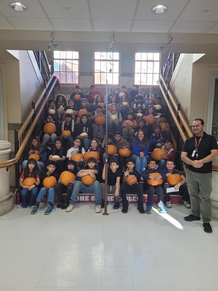 5th Grade Pumpkin donation