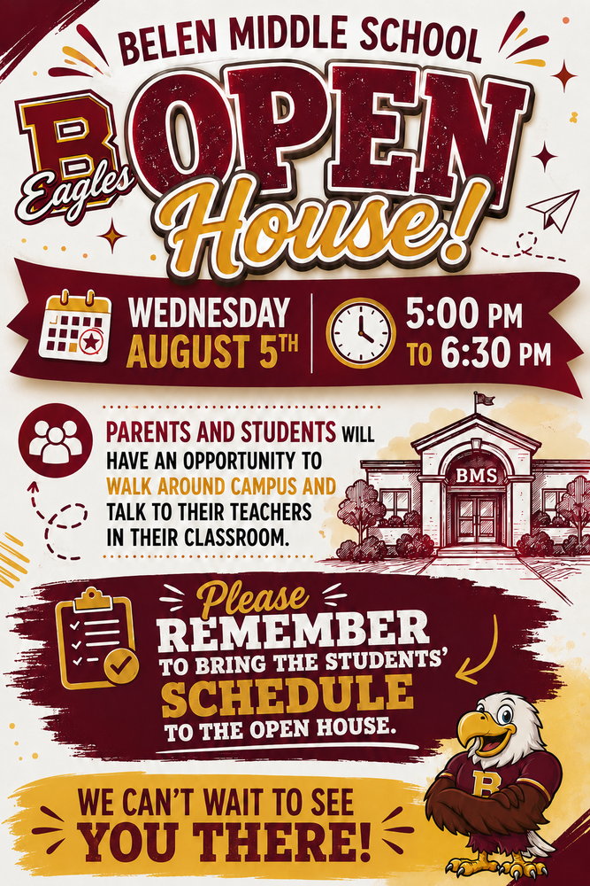 2026-2027 BMS Open House Information