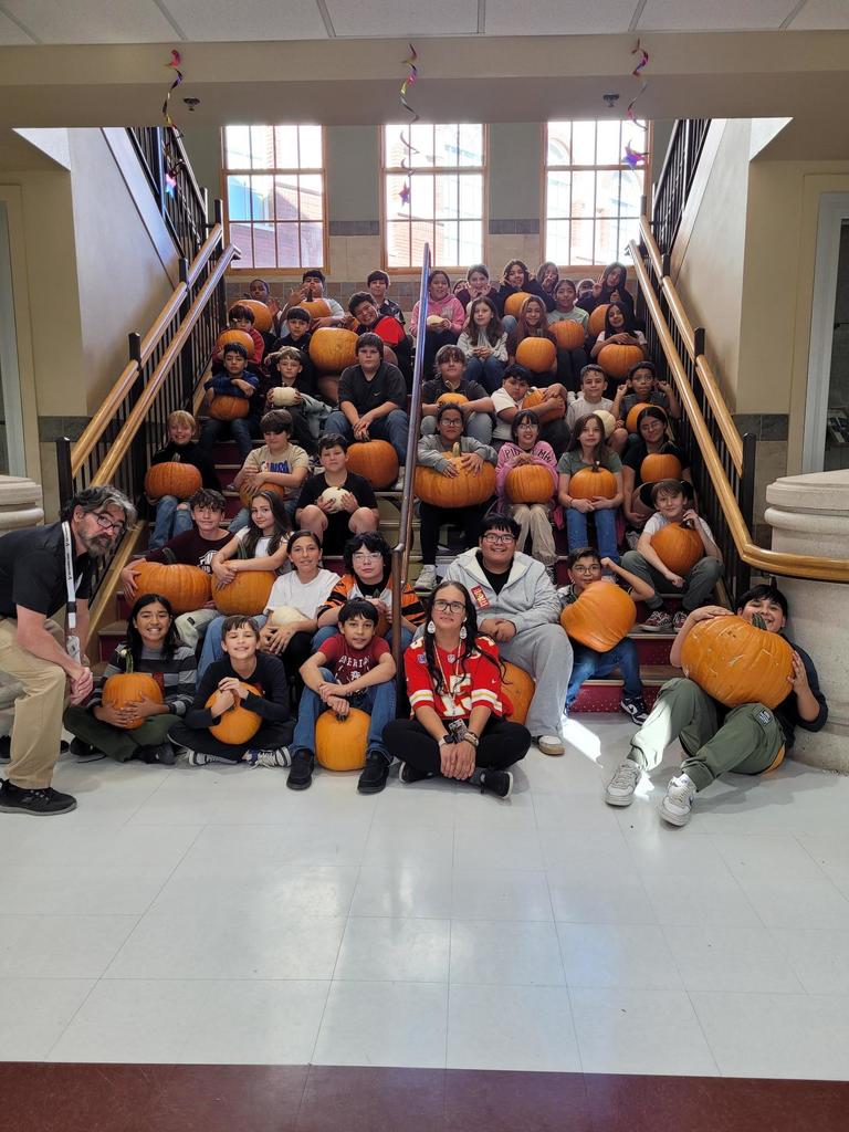 6th Grade Pumpkin donation